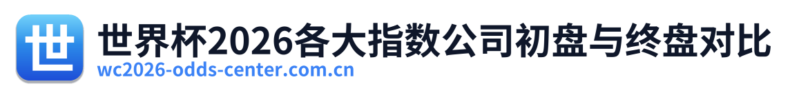 世界杯2026各大指数公司初盘与终盘对比